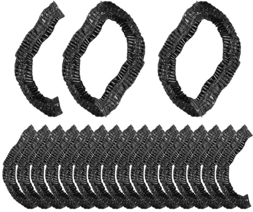 Bärbar toalettpåse – 100-pack – pottar, vattentäta sätesskydd för elastisk passform, hållbar, läcker | Engångsbil-potta – träningsväska för resor camping barn, svart, Siehe Beschreibung, Se