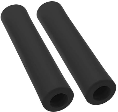 Fiocias 2 Piezas Empuñaduras para Manillar de Bicicleta Cubiertas de Espuma Antideslizante Suaves Ergonómicas con Extremos de Barra Aptas para Bicicletas, 130 Mm