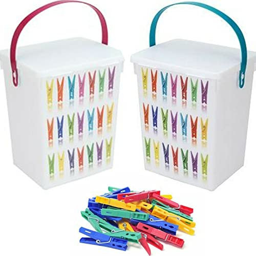 A1SONIC® Laundry Dishwasher Washing Powder Tablet Plastic Storage Box Container Peg Box (Peg box)