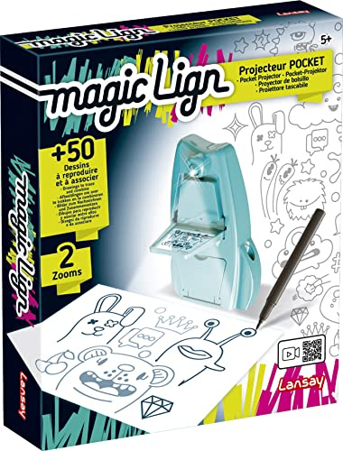 Lansay Magic Lign - Taschenprojektor - Zeichnen und Farben - Ab 5 Jahren