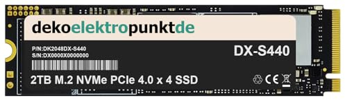 dekoelektropunktde 2TB M.2 SSD Gen4 passend für MSI PRO DP20ZA 5M-051EU | dekoelektropunktde NVMe, Kompatibles Ersatzteil, 2280, PCIe 4.0 x 4