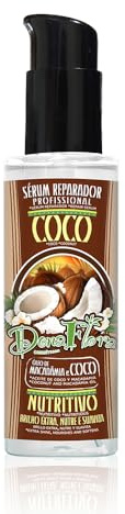 DONA FLORA - Sérum Capilar Nutritivo Coco & Macadamia - 100ml - Hidrata, Repara y Controla el Frizz - Fórmula Ligera para Todo Tipo de Cabello