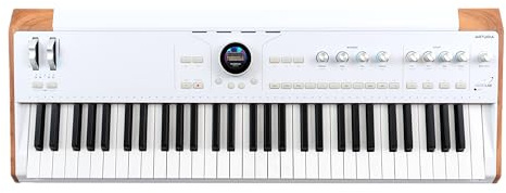 Arturia AstroLab 61 - Synthesizer | 61 Tasten, halbgewichtet, Bühnentastatur, USB-C, MIDI-Out, analoge Labor-Integration
