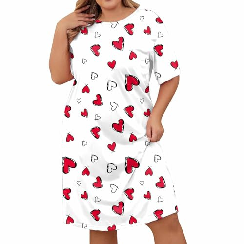 Chemise De Nuit Femme Sexy Chic - Nuisette Cotton Ete - Robe Chemise Pas Cher - Sleepwear Casual - Manche Courte - Femmes - Vetement Maternité - Tee Shirt Nuit Beige