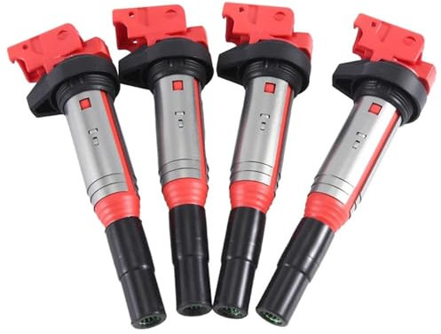 DZSQWETYU Zündspule 4-teilige Zündspulen Für 116I 118I 320I 330I E87 E90 E46. Teilenummer: 12137594938,1213172219, 12122158253, 12137594937. Zündmodul