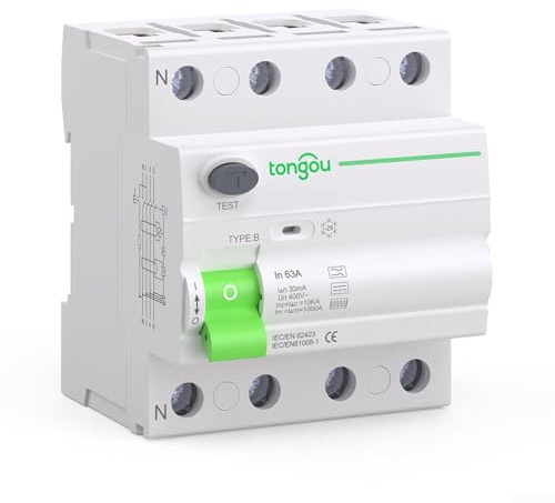 For RCCB Circuit Breaker with Screw Terminal Connection, Designed for Adaptability in Different Electrical Environments