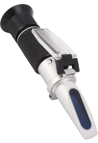 Milchmesser-Refraktometer mit ATC Milch Testausrüstung Handheld-Test Milchskala 0-20% Milchmesser Refraktometer 0 Bis 20 Prozent für Proteinfeuchtigkeit