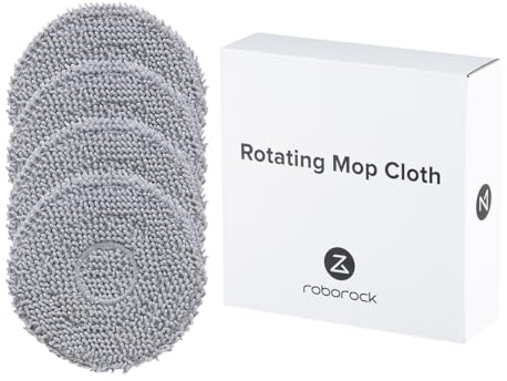 roborock Original-Wischmopp 4 Stück | Kompatibel mit Qrevo S Pro / QV 35A / QV35S
