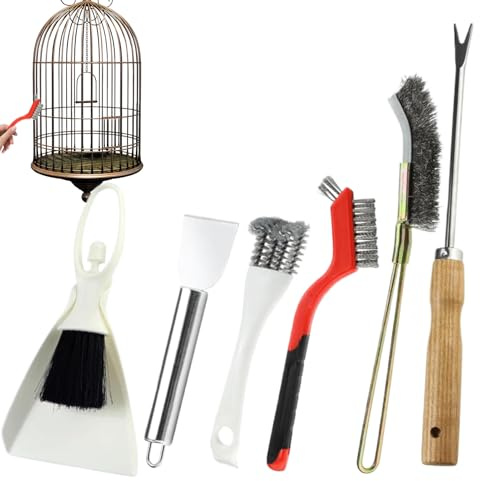 Vogelkäfig Reiniger, Reinigung Für Wellensittich Und Kleintierkäfig, Komplettset Für Terrassen Volieren Außenbereich Vogelbäder