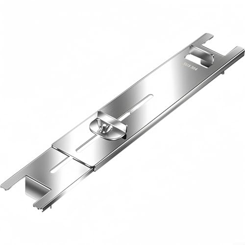 Snowchecking Küche über Spüle Schärfstein Halter, Verstellbarer 304 Edelstahl Rutschfester Ständer Für 10-25CM Schleifsteine