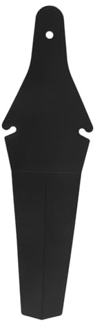 Abaodam Bavette Garde Boue Velo Arrière en Plastique Noir, Construction Légère et Étanche, Accessoire Indispensable pour Vélo de Route et VTT, Protection la Boue