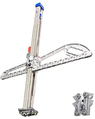 Coupe-plaques de plâtre – Outil de découpe pliable pour plaques de plâtre, 1,5 à 61 cm, idéal pour la construction murale et la décoration