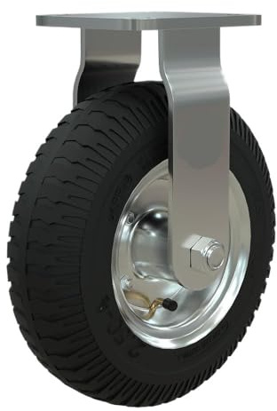 1 ruota girevole in gomma gonfiabile da 8 pollici - ruota direzionale da 200 mm con cuscinetto 6203 for carrelli portabagagli