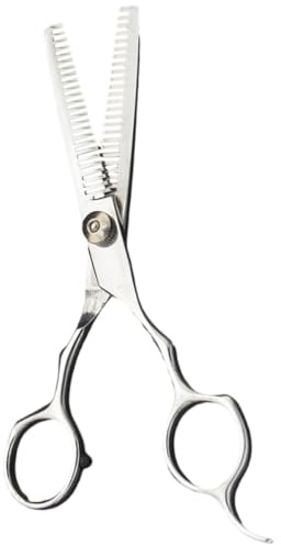 NOLITOY Forbici da Barbiere e Parrucchiere a Doppia Dentatura da 6 Pollici, Strumenti Professionali lo Styling Chioma, Resistenti e Portatili per Uso Familiare e Saloni