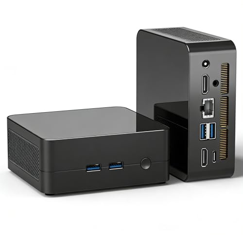 AskHand Ryzen 5625U Mini-PC Ryzen 6-Kern 12-Thread (bis zu 4,3 GHz) All-in-One-PC Windows 11 Pro/WiFi/Bluetooth 5.2 / DC/RJ45 1000M Ethernet/USB*4 / USB-C / 2*HDMI (kein Arbeitsspeicher, keine SSD)