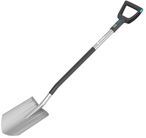 Cellfast Gärtnerspaten (spitz) ENERGO™ [1230 mm] zur Arbeit im harten Boden, erlaubt einfaches und sicheres Ausgraben, Einpflanzen, Griffs bietet einen sicheren und bequemen Handgriff, 40-002