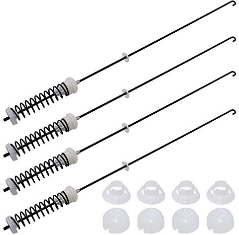 【ALLOY UPGRADED】W10780045 WTW4816FW2 NTW4516FW2 NTW4605EW0 NTW4516FW1 WTW4800BQ1 Washer Suspension Rods Kit 4 Pcs by Beaquicy-Washer Parts for Whirlpool Kenmore Suspension Rods RTW4516FW1,11020102310