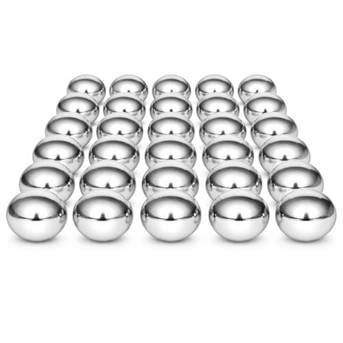 Gebrüder Lomprich Edelstahlkugeln 30 Stück Durchmesser 6,5 cm