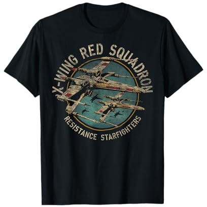 Star Wars X-Wing Squadron Faded Portrait Maglietta