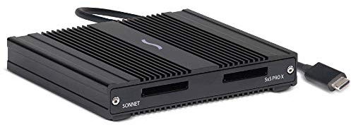 SoNNeT SF3-2SXSPX Series - SxS PRO X Thunderbolt 3 Pro Card Reader, Black