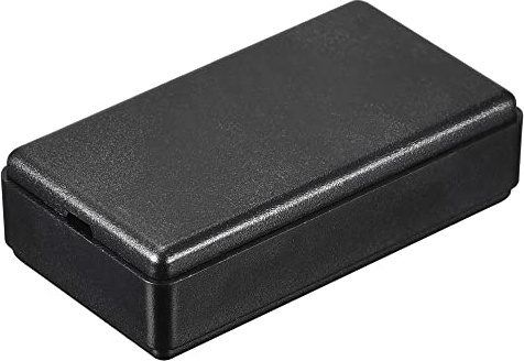 sourcing map 3 Stück Staubdicht Mini-Verteilerdose 50x27x14mm ABS für Elektroprojekt Schwarz
