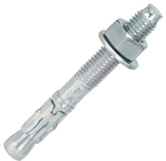Isolbau Bolzenanker - Schwerlastanker aus verzinktem Stahl mit ETA Zulassung, Option 7 - M12 x 100 mm, fixierbare Dicke: 5 mm - 200 Stück
