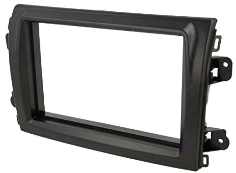 Audioproject A461 - Radioblende 2-DIN kompatibel für FIAT Ducato Serie 8 ab 2021 Doppel DIN Auto-Radio Blende schwarz
