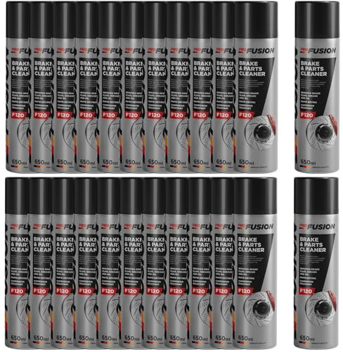 ProFusion Limpiador de Frenos y Embrague Pack de 24 - Brake & Parts Cleaner - Ayuda a Eliminar Aceites, Grasas, Alquitrán, Resina y Pegamento - No Daña Articulaciones ni Juntas - 650 ml