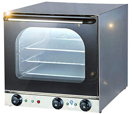 Horno de un Solo Ventilador Acero Inoxidable Clase energética A Horno de microondas Solo en Silver Tact Horno halógeno de convección Premium Ideal para Asar, Hornear