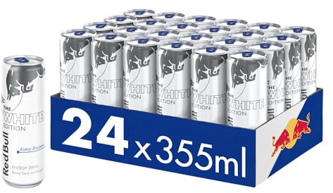 Red Bull Energy Drink White Edition - 24 x 355 ML - Getränke mit Kokos-Blaubeere-Geschmack, EINWEG (24 x 355 ml)