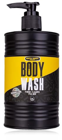 Accentra Gel doccia/Body Wash BATH + BODY TOOLKIT in dispenser a forma di olio da 400 ml, profumo: sandalwood & musk – gel da bagno e doccia per uomini