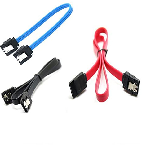 Super Speed 3 0 cm 50 cm Ángulo Recto de 90 Grados 3.0 6GB/s Sa-ta Cable Azul Rojo Cables Oscuros compatibles con SSD HD HDD (Size : 0.3m, Color : Straight Blue Color)
