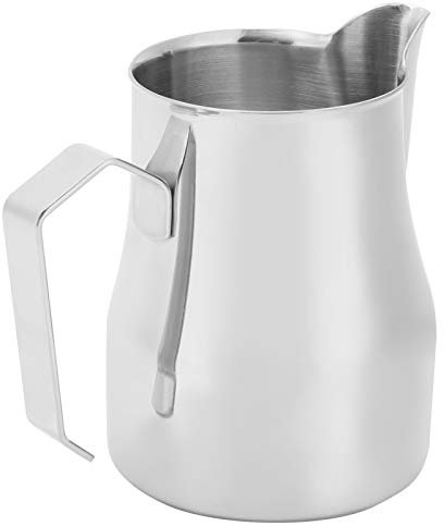 NDNCZDHC Milk Frothing Pitcher with Eagle Mouth, Stainless Steel Milk Frother Cop with Handle, Coffee Pitcher Kitchen Tool for Home Coffee Shop Restaurant (750ml)