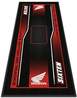 Tappeto moto per Honda Marker 95 x 200 - Tappeto ambientale moto - per paddock e garage, lavabile ed ecologico, ideale come regalo per moto