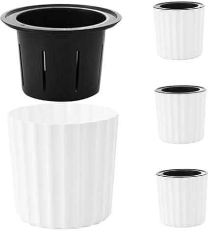 SUPVOX 4piezas Maceta Vertical Autorriego Resistente para Orquídeas y Plantas Interiores Fácil