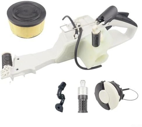 Conjunto de mango trasero, mango del acelerador MS231 MS251 con cubierta de filtro de aire, kit de montaje de tanque de combustible, accesorios de motosierra