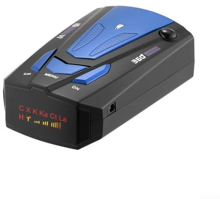Solaughguy Speed Camera Detector With Complete 360 Degree Protection And Voice Alerts For Driver Awareness,Vehicle Electronics Car Speed Detector Car Long Range Speed Camera Detector(Blue)