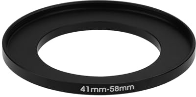 Create idea Anelli Adattatori Step-up Per Filtri Per Fotocamere Da 41 Mm A 58 Mm Adatti Per Obiettivi Con Diametro Filettatura Di 41 Mm