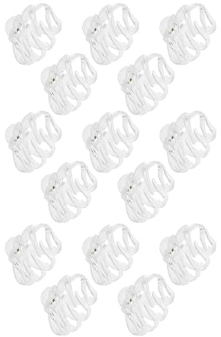 Fermagli ad Artiglio Decorativi 15 Pezzi Plastica, Claw Clip | Hair Clips For Thick Hair, Girls Hair Accessories, Women Hair Clips, Festa Estiva, Pinze per Chioma Parrucchieri