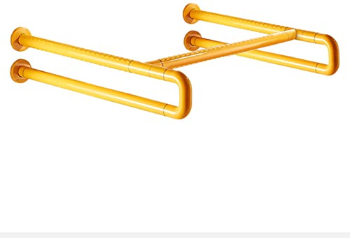 DJVHSRI Bathroom Safety Hand Rail Washbasin Grab Bars, The Elderly Disabled Wash Support Non-Slip Wash Basin Handrail, Washbasin Assist Aid for Bath Shower Toilet,Yellow,White,Yellow
