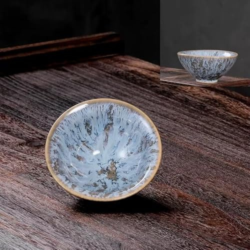 Taza colección cerámica, regalo apasionado té, copa de infusión oriental, taza de té antigua, taza de degustación pu erh(4)