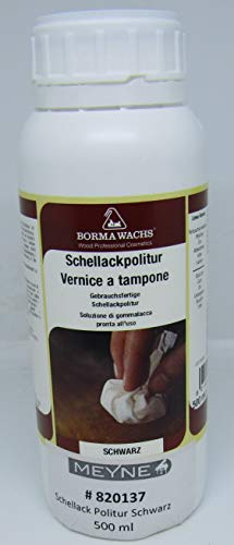 BORMA Schellack Politur 500 ml (Schwarz)