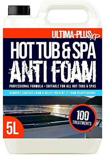 ULTIMA-PLUS XP Hot Tub & Spa Anti Foam - Removes Surface Foam Quickly and Easily - Suitable For All Hot Tubs (5 Litres)