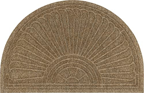 DUNE Halfmoon Taupe 55x85cm, innen und außen, waschbar