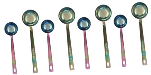 Alipis 8pcs Proportioned Ergonomic Spoon Reusable Scooper for Tea Coffee and Grounds