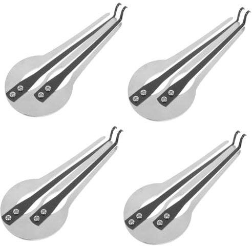 ifundom 4 Stück Mundharmonika Mund Musikinstrument traditionelles Instrument Harfenmund nationales Musikinstrument nationales Instrument nationale Maultrommel Legierung Silver