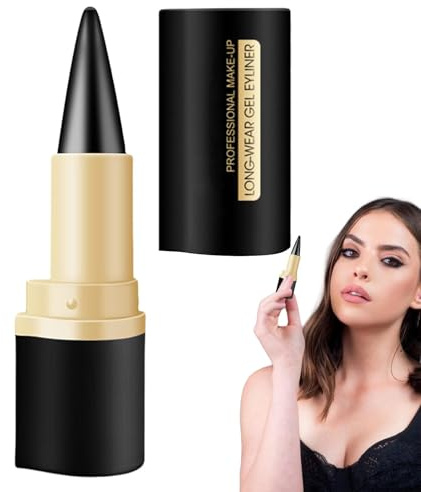 Lot de 3 eye-liner en gel imperméable | Stylo eyeliner | Stylo à paupières pour maquillage gothique | Crayon contour des yeux | Anti-taches pour femmes et filles