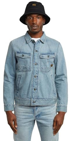 G-STAR 8721136008785 Chaqueta A-Line Slim, sun faded pacific blue D26919-D788-H466, M