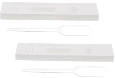 Healeved 2stücke Tiertester Für Vieh Schwangerschaft Test Kit Mit Kuh Kolloidalem Testpapier Und Teststäbchen Für Farmbedarf Einfache Anwendung Für Schnelle Ergebnisse