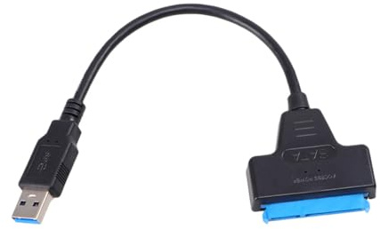 Hemobllo Cable Adaptador USB Disco Duro Soporte para y SSD con Puerto Serial Plug And Play con Indicador LED Compatible con Hot Swap y Uasp Conexión Rápida y Estable Color Negro